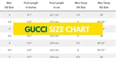 size 8g gucci|gucci size chart.